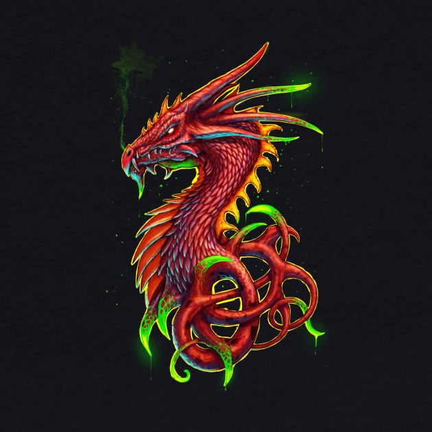 Poison Dragon Alt red by chriskar